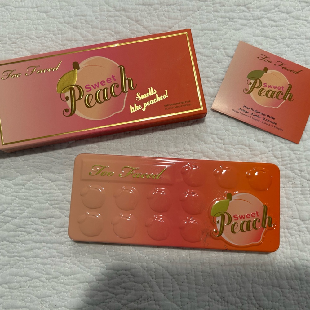 🌟BOGO🌟 Buy 1, Get 1 1/2 off!!  Too Faced Peach Eyeshadow Palette NIB
